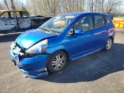 Honda salvage cars for sale: 2008 Honda Fit Sport