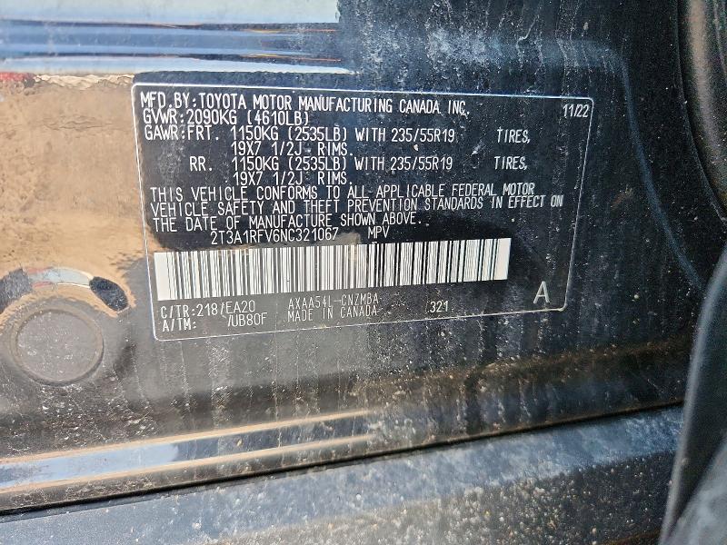 2022 Toyota Rav4 xle Premium