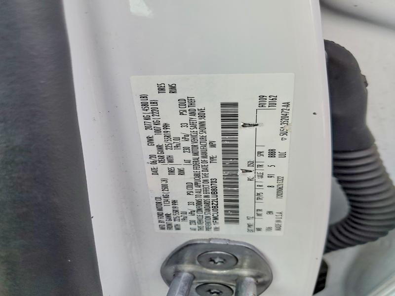 2020 Ford Escape se Sport