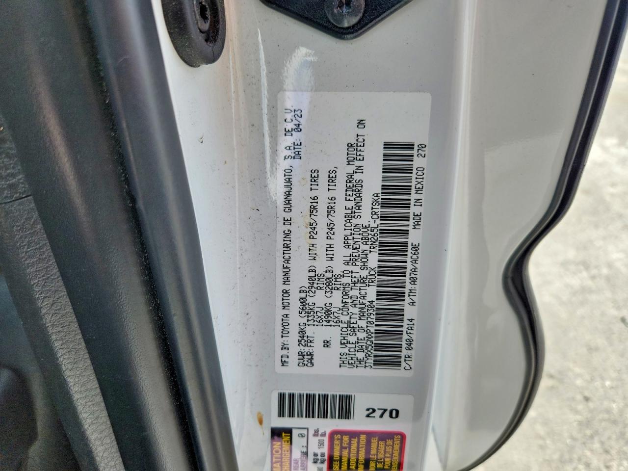 2023 Toyota Tacoma SR
