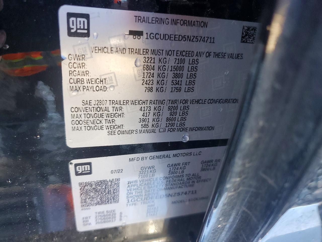 2022 Chevrolet Silverado K1500 RST