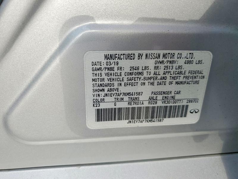 2019 Infiniti Q50 3.0t Signature Edition