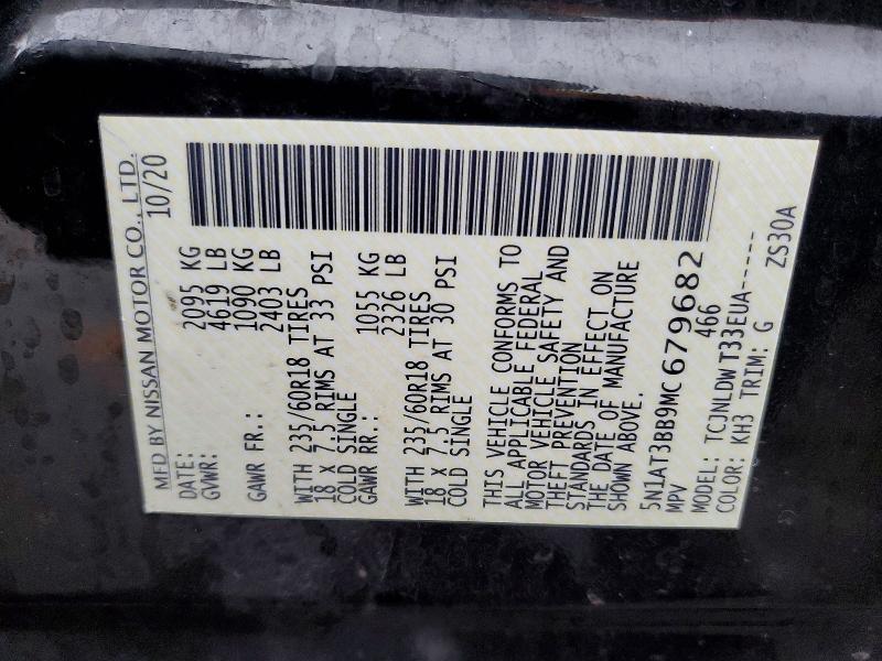 2021 Nissan Rogue sv