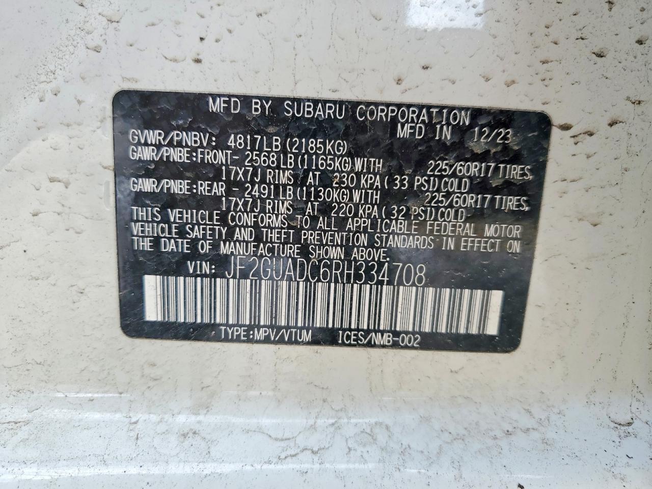 2024 Subaru Crosstrek Premium