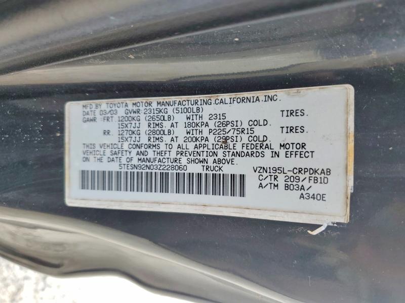 2003 Toyota Tacoma Prerunner V6