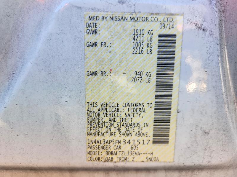 2015 Nissan Altima 2.5 sl