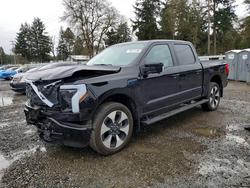 Salvage trucks for sale at Spanaway, WA auction: 2025 Ford F150 Lightning Platinum
