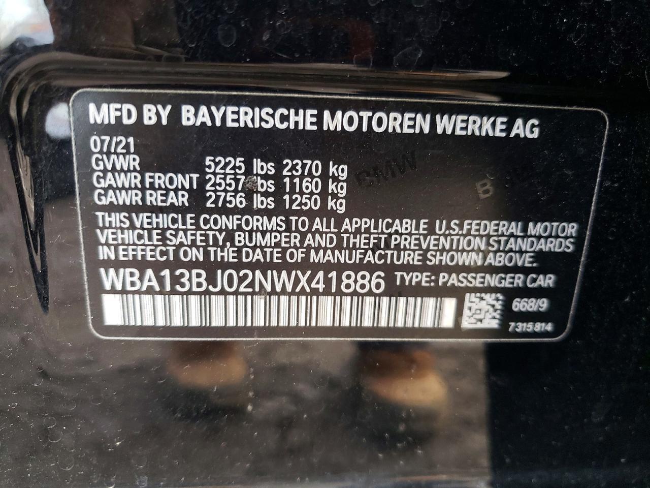 2022 BMW 530 xi