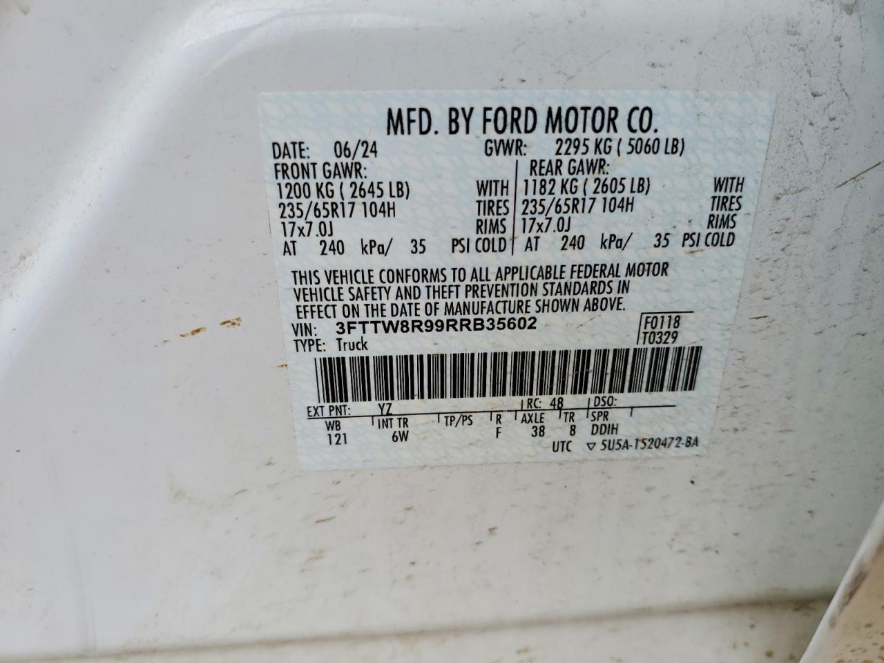 2024 Ford Maverick Lariat Tremor