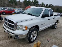Salvage trucks for sale at Mendon, MA auction: 2003 Dodge RAM 1500 ST