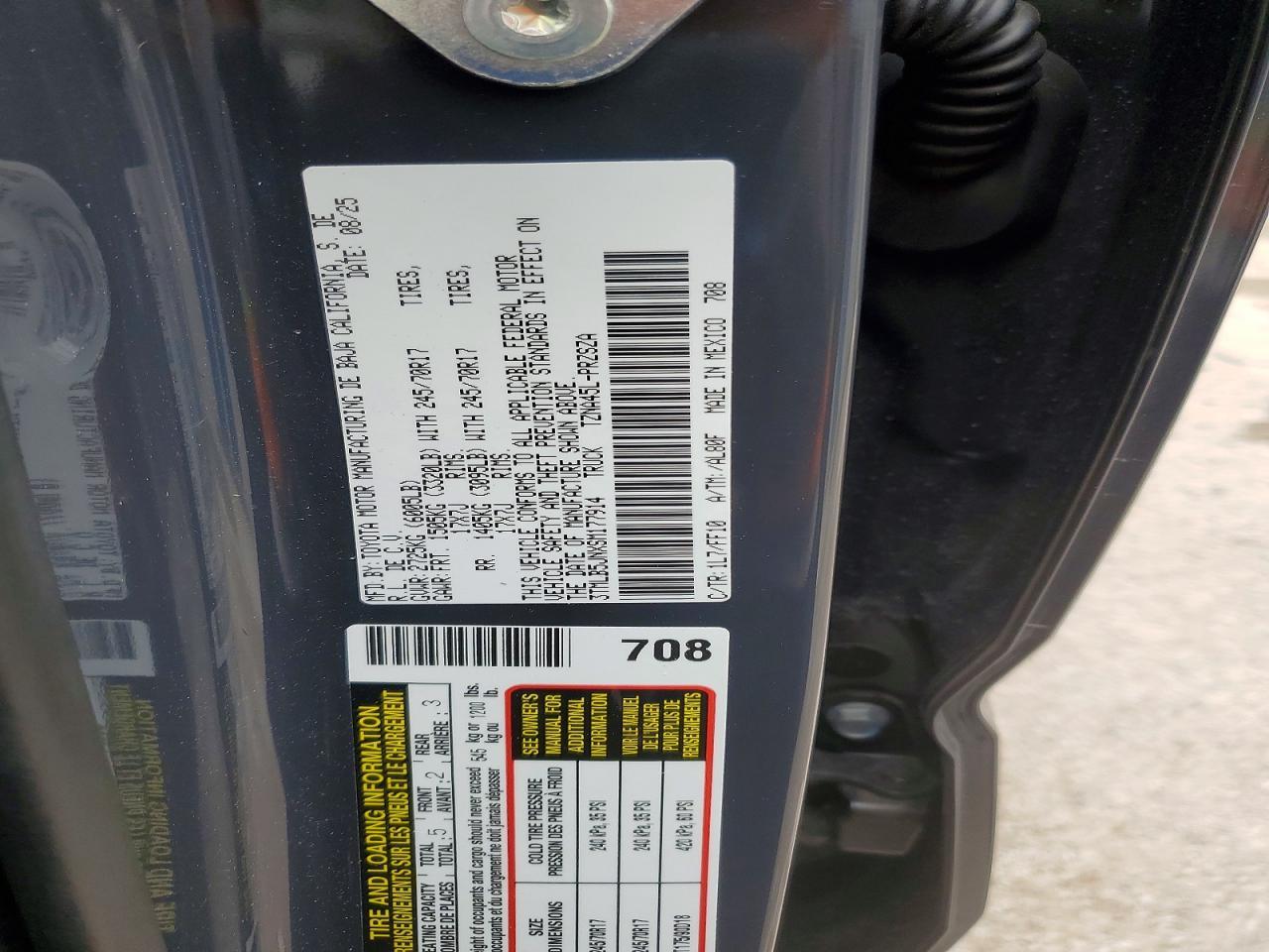 2025 Toyota Tacoma SR5