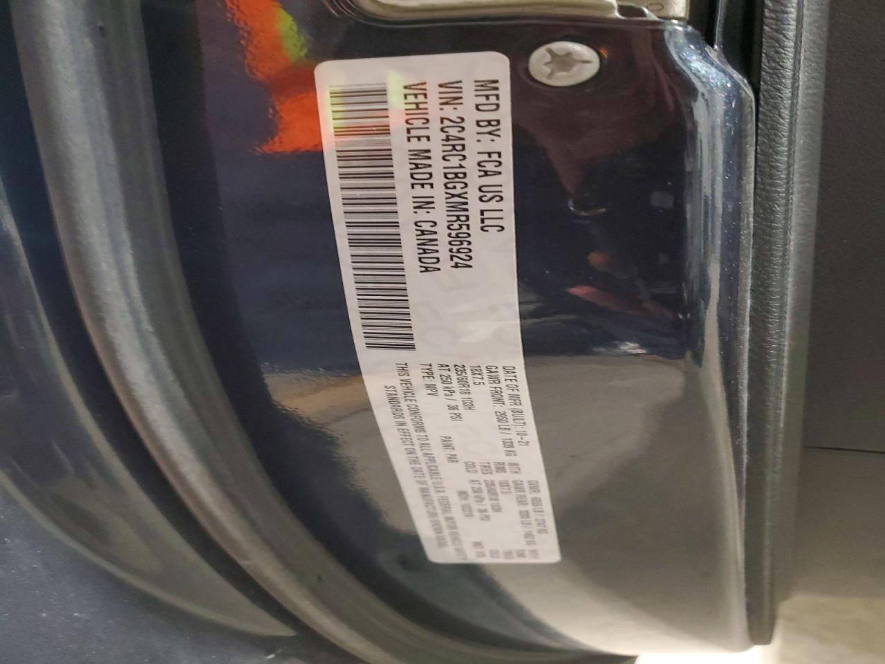 2021 Chrysler Pacifica Touring l