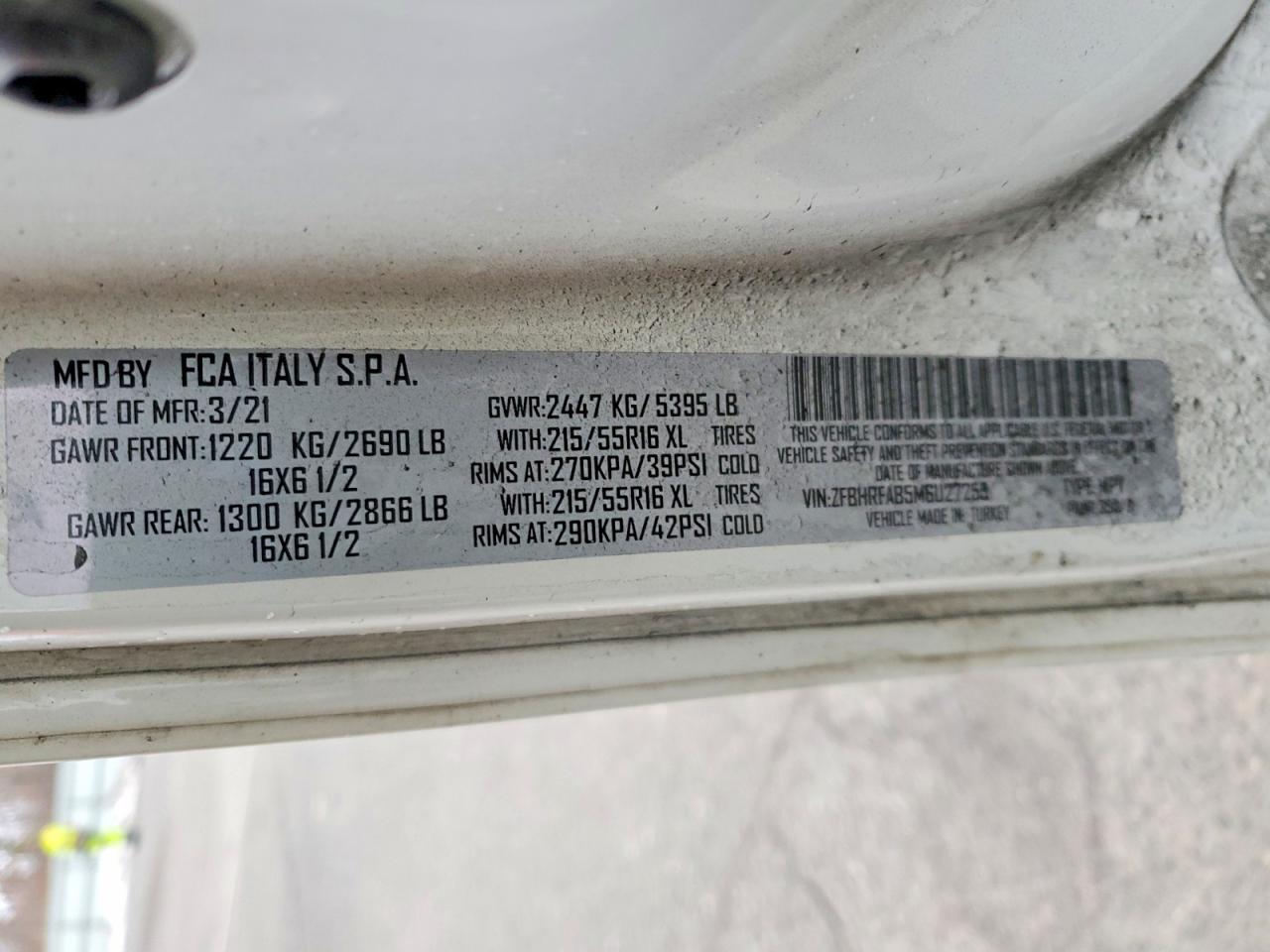 2021 Dodge RAM Promaster City