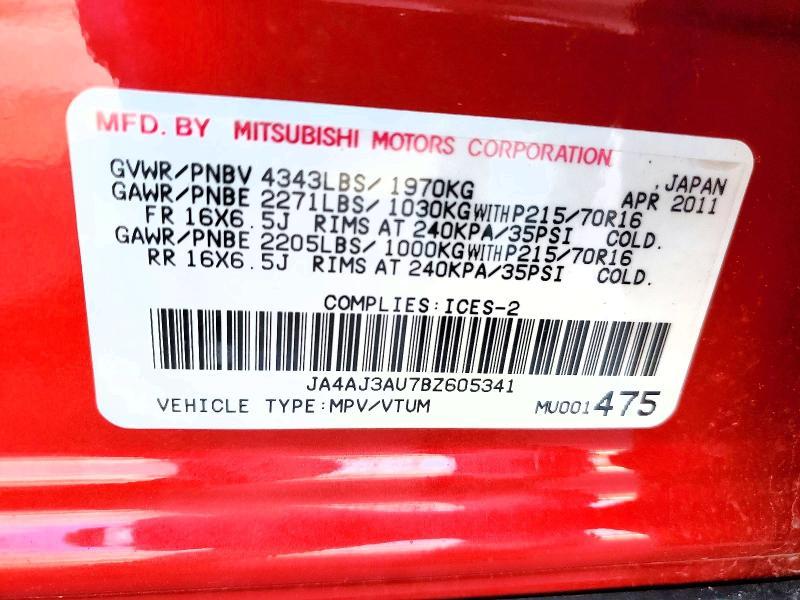2011 Mitsubishi Rvr se