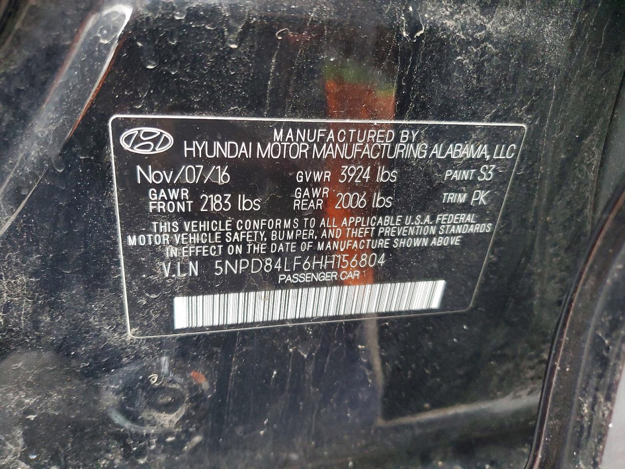 2017 Hyundai Elantra se