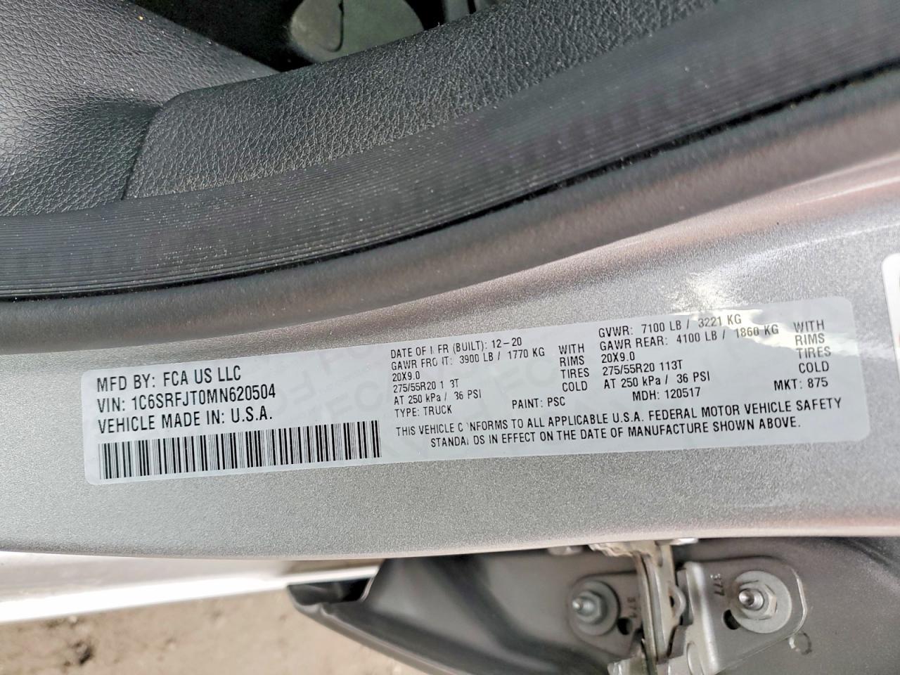 2021 Dodge 1500 Laramie