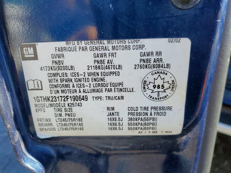 2002 GMC Sierra K2500 Heavy Duty