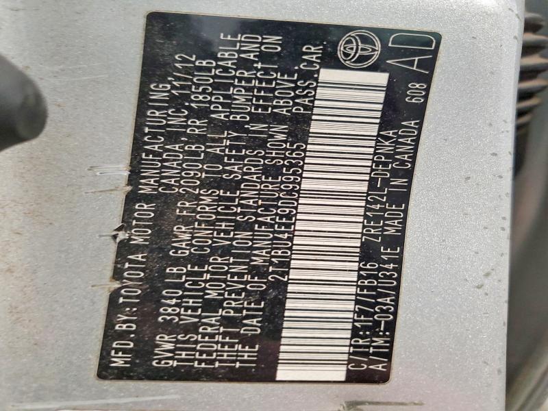 2013 Toyota Corolla le