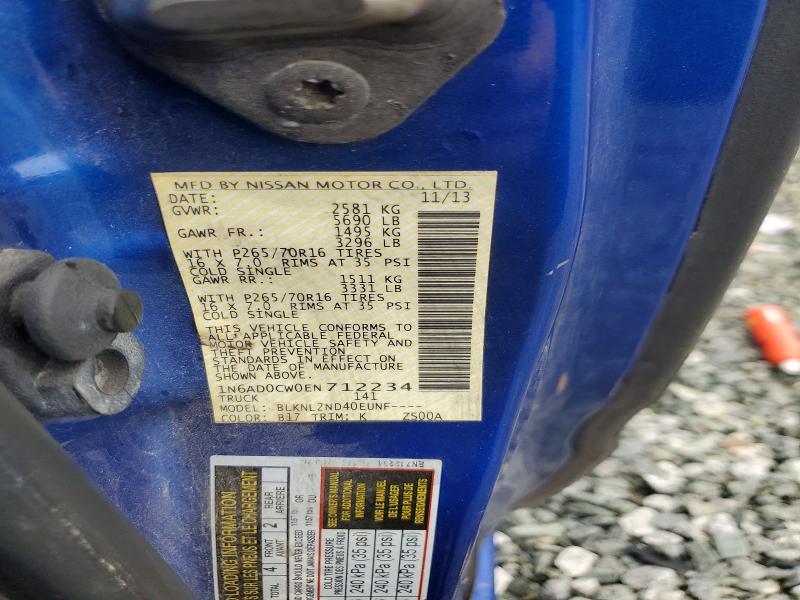 2014 Nissan Frontier SV V6