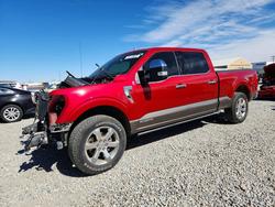 Salvage trucks for sale at Brighton, CO auction: 2021 Ford F150 Supercrew
