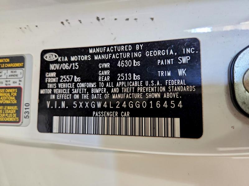 2016 KIA Optima sx Turbo