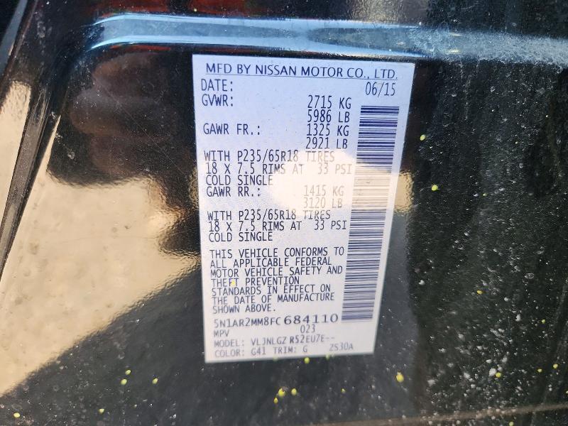 2015 Nissan Pathfinder sl