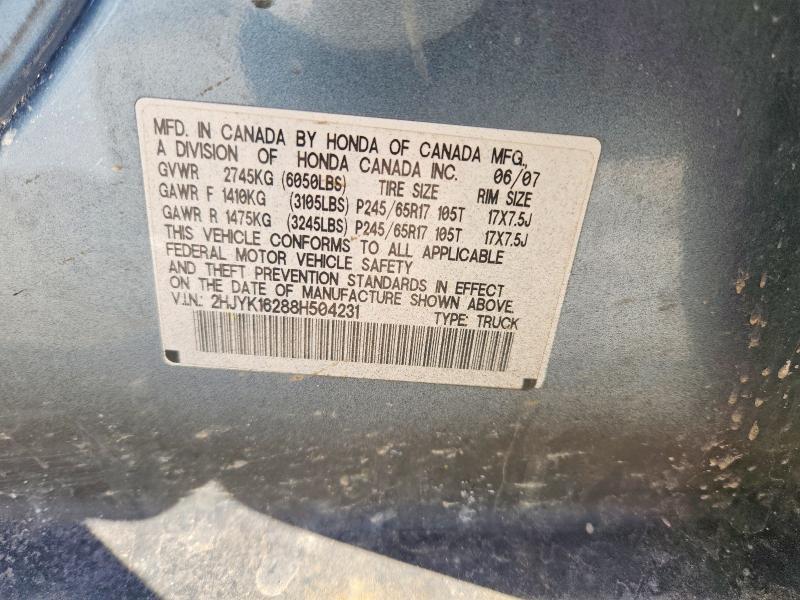 2008 Honda Ridgeline RT