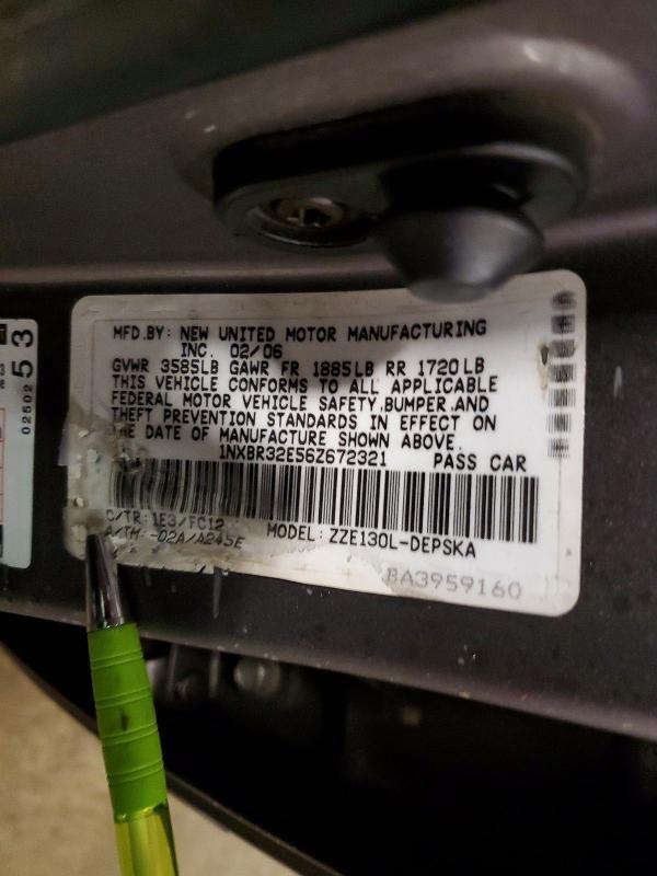 2006 Toyota Corolla s