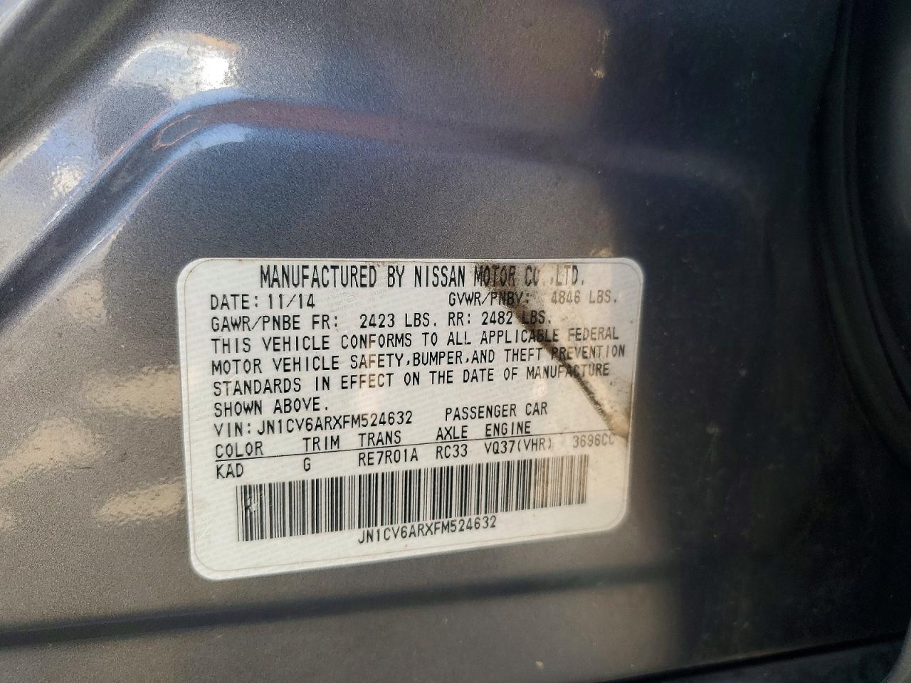 2015 Infiniti Q40 Base