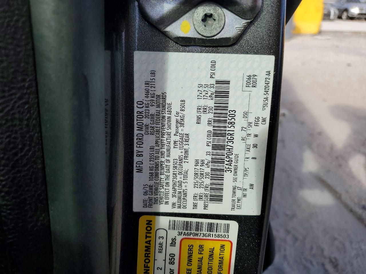2016 Ford Fusion se