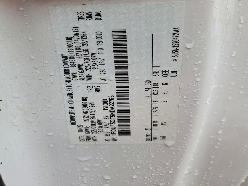 2022 Ford F550 Super Duty Utility / Service Truck