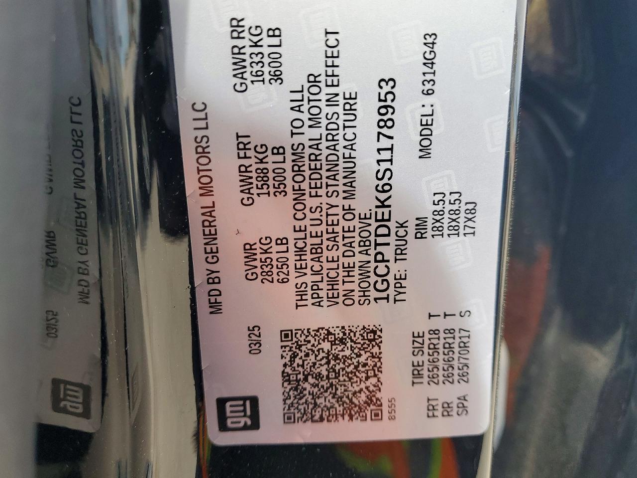 2025 Chevrolet Colorado Z71