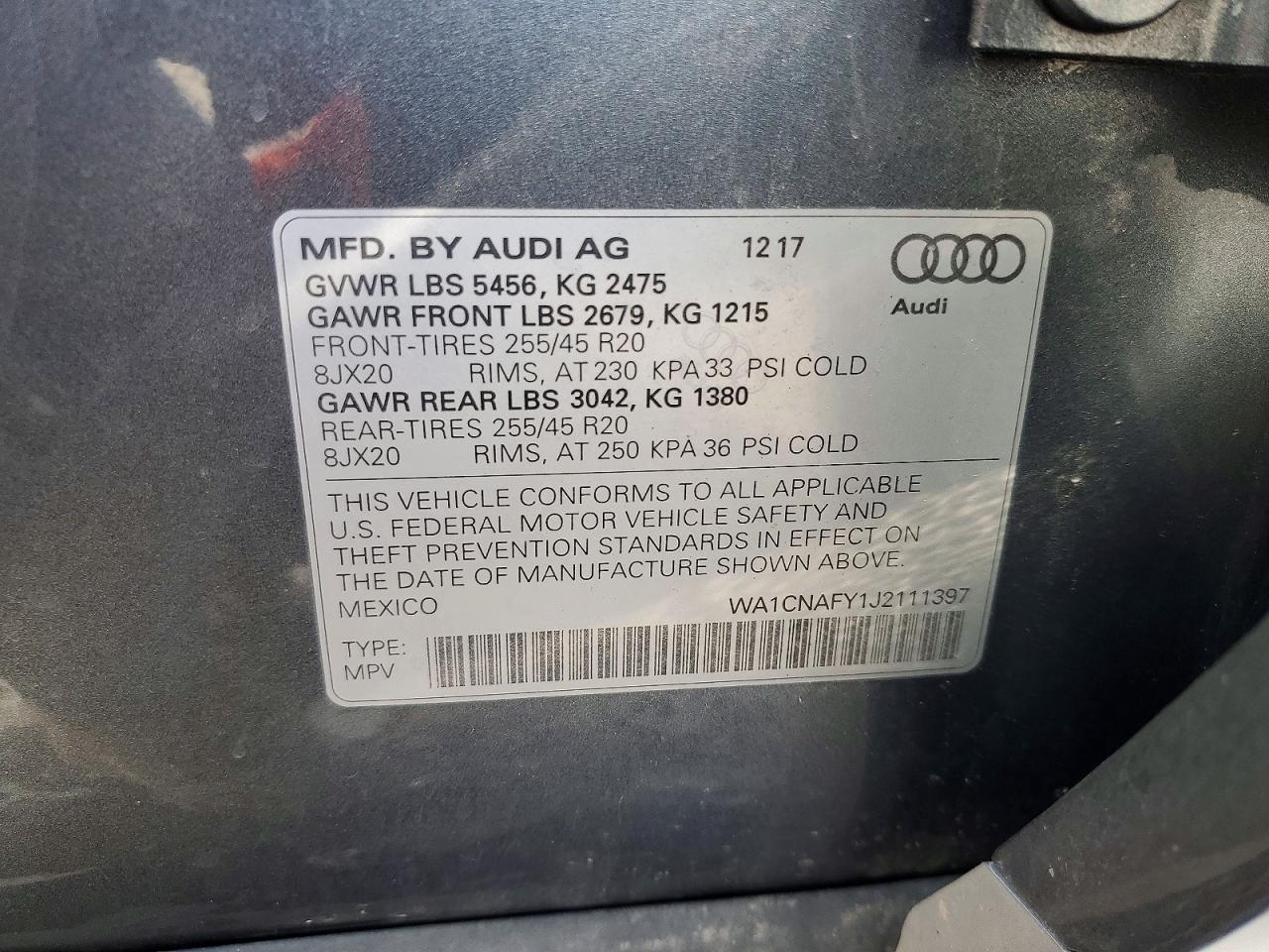 2018 Audi Q5 Prestige