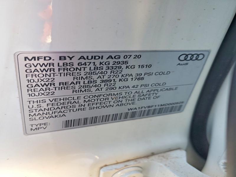 2021 Audi Q8 Prestige S-line