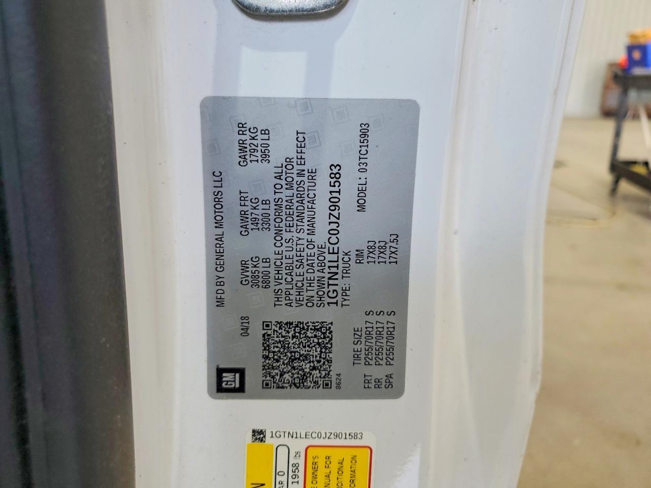 2018 GMC Sierra C1500