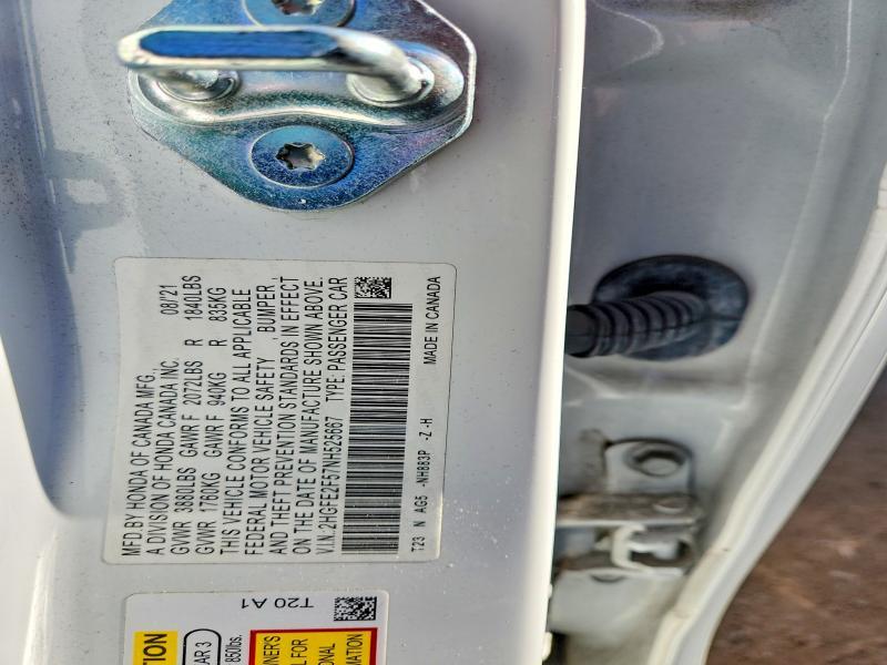 2022 Honda Civic Sport