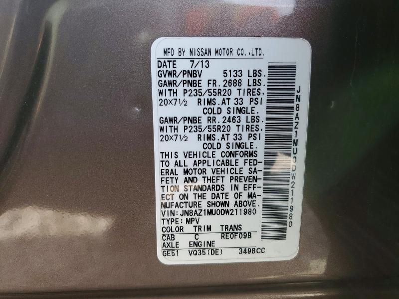 2013 Nissan Murano s