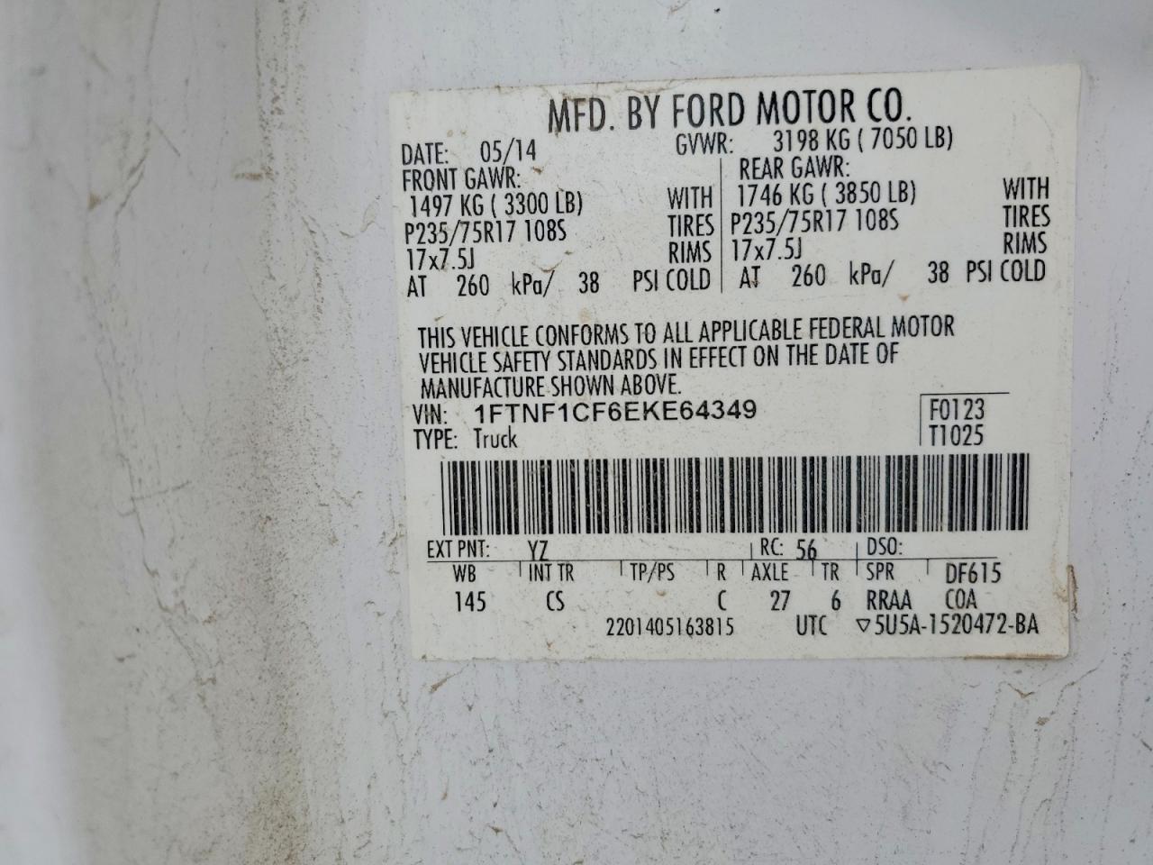 2014 Ford F150