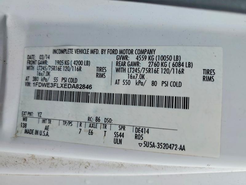 2014 Ford E350 Utility / Service Truck