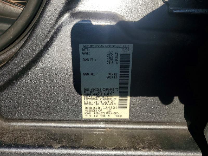 2020 Nissan Altima 2.5 sr