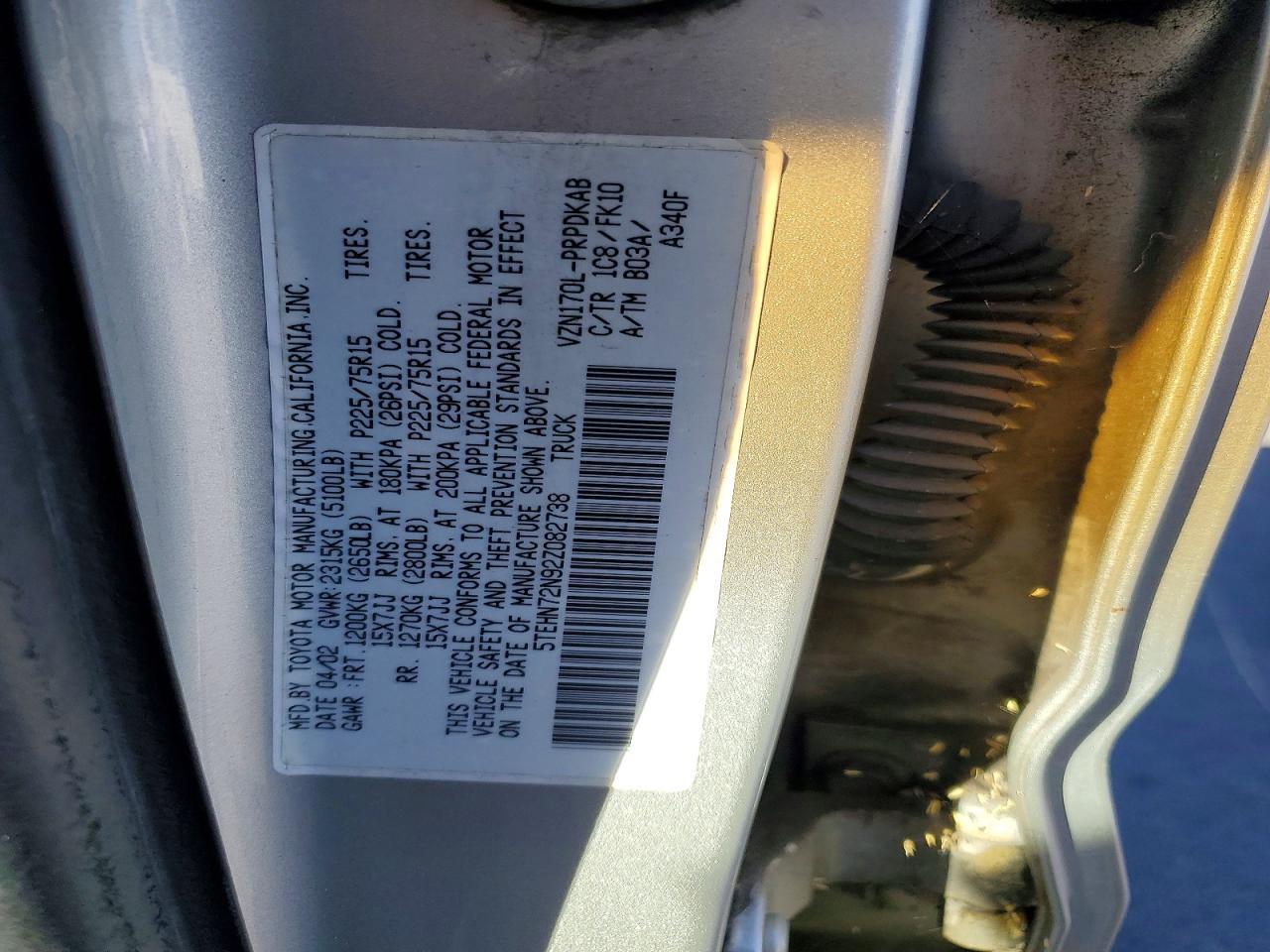 2002 Toyota Tacoma V6