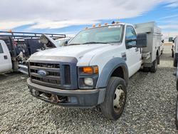 Salvage trucks for sale at Brighton, CO auction: 2008 Ford F450 Super Duty Utility / Service Truck