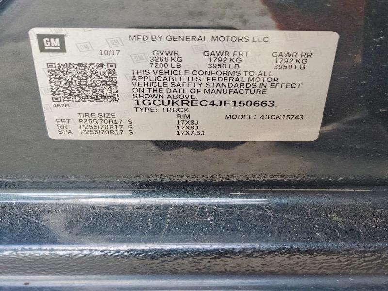 2018 Chevrolet Silverado K1500 LT