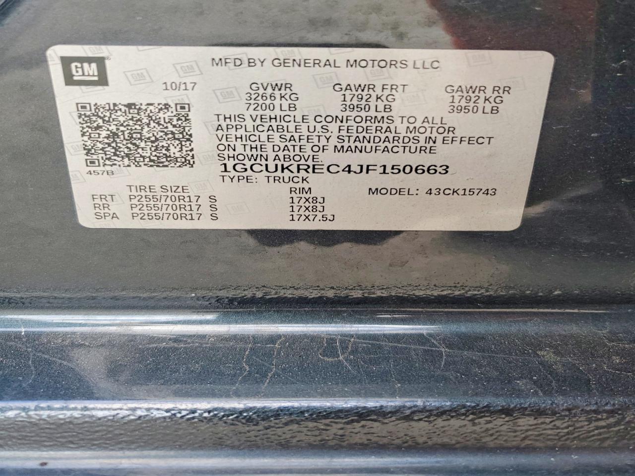 2018 Chevrolet Silverado K1500 LT