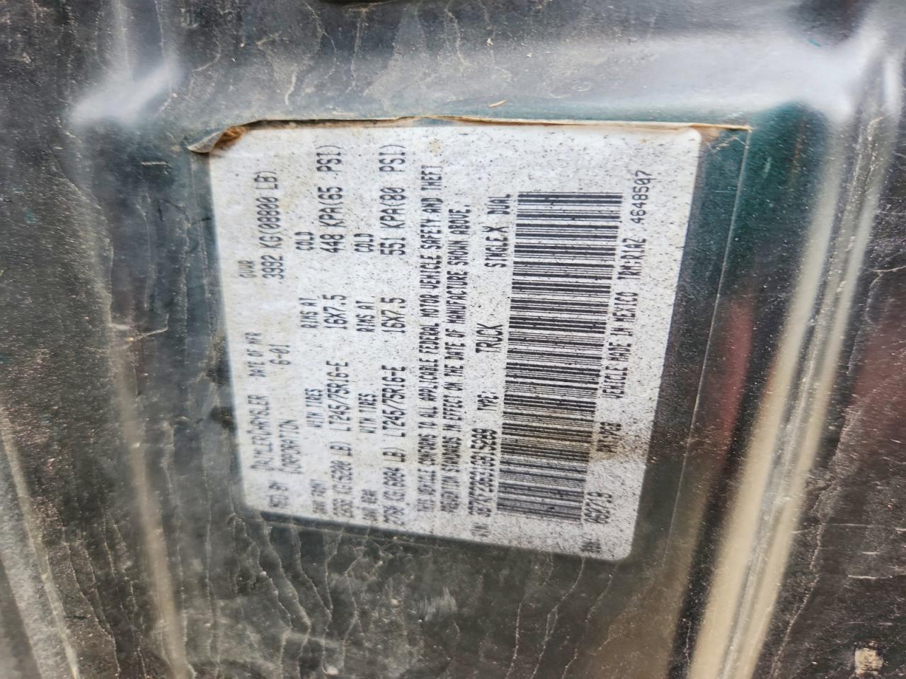 2001 Dodge RAM 2500