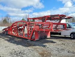 Salvage trucks for sale at Columbia Station, OH auction: 2018 Wally-Mo H-8CC-Car Carrier