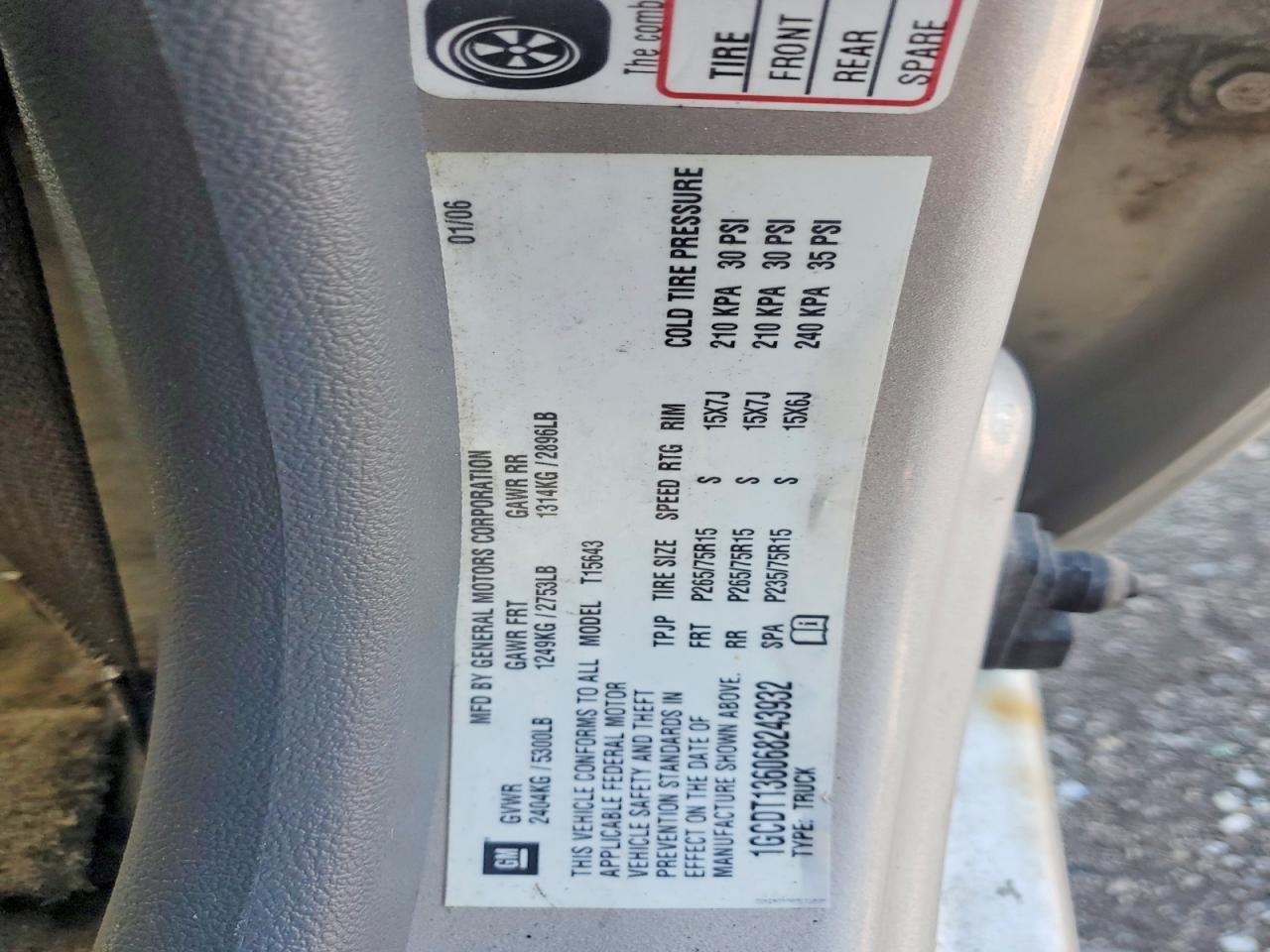 2006 Chev Colorado