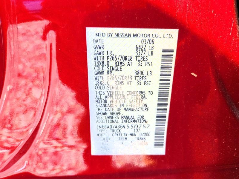 2006 Nissan Titan XE FFV