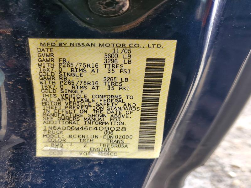 2006 Nissan Frontier SE