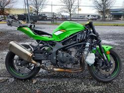 Salvage motorcycles for sale at Eugene, OR auction: 2025 Kawasaki ZX400 S